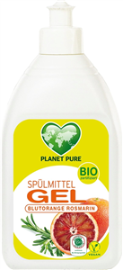 Detergent GEL bio pentru vase - portocale rosii  - 500ml Planet Pure                                -                                  102992