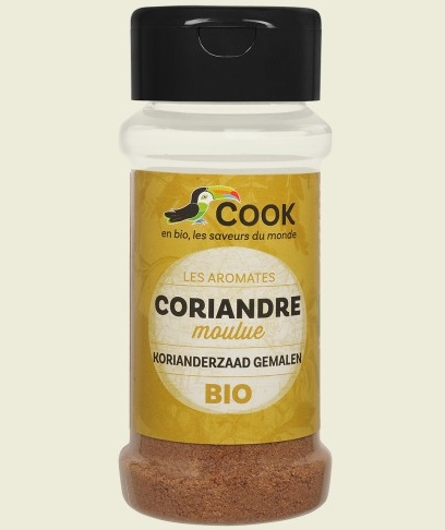<div id="product-view-productDescription"><div><h2>Coriandru macinat bio 30g Cook</h2><p>-fara gluten-</p><p>In recipient gata de utilizat (tip solnita), doar presarati peste preparatele culinare. Dupa golire, recipientul se poate refolosi.</p><p>Cook este o marca franceza de condimente bio si esente bio premium, calitatea fiind pe primul loc in procesul de selectie a materiei prime folosite.</p><p><strong>Ingrediente:</strong> coriandru*.<br />*din agricultura ecologica</p><p><strong>Sugestie de folosire: </strong>ca si condiment in diverse preparate culinare.</p><p>Produs certificat ecologic</p><p>30g</p></div></div><p>***Produs importat si distribuit in Romania de Bio Holistic Oradea, importator si distribuitor de produse bio, raw, vegane. Va rugam sa va creati un cont pentru acces la preturi si comenzi, sau sa ne contactati pentru a va trimite oferta noastra comerciala. Va multumim! <br />Produse bio</p>