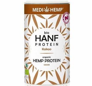 Proteina din canepa cu cacao, bio, 180g, Medihemp                                                   -                                  105392