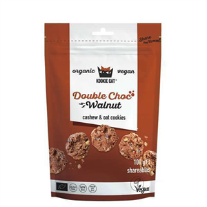 COOKIE cu ciocolata si nuci fara gluten, 100g, bio Kookie Cat                                       -                    105243              