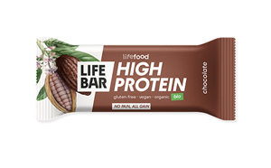 Lifebar baton cu proteine si ciocolata, bio, 40g                                                    -                                  106899