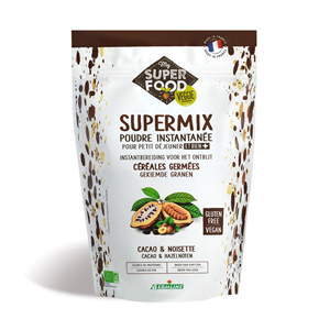 Supermix pentru micul dejun cu alune de padure si cacao bio 350g Germline                           -                                  101349