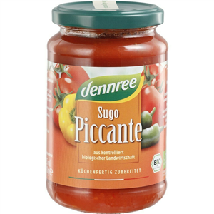 Sos de rosii picant Sugo Piccante bio 340g Dennree                                                  -                                  104530