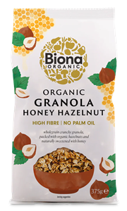 Granola cu miere si alune de padure bio 375g Biona-                                  104247