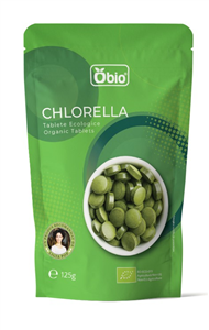 Chlorella tablete bio 125g Obio-                                    1349
