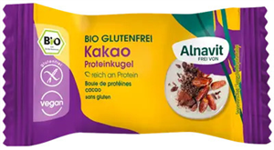 Biluta proteica cu cacao fara gluten, bio, 24g Alnavit                                              -                                  104984