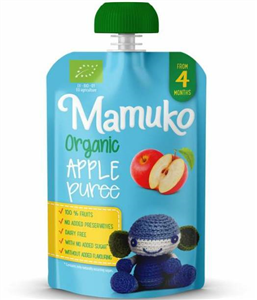 Piure de mere bio 100g Mamuko                                                                       -                                  105555