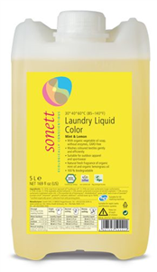 DETERGENT ECOLOGIC LICHID PT. RUFE COLORATE - MENTA SI LAMAIE 5L Sonett-                                    1271