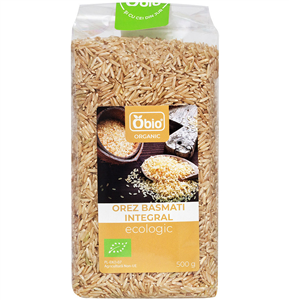 Orez basmati integral bio 500g Obio                                                                 -                                  105638