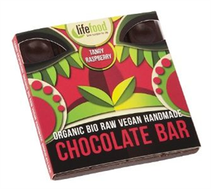 Ciocolata cu zmeura raw eco 35g Lifefood                                                            -                                     235
