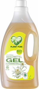 Detergent GEL bio de rufe - flori de munte - 1.5L Planet Pure                                       -                                  103392