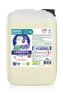 Detergent pentru rufe albe si colorate cu iris si orhidee hipoalergen ecologic 10l Biopuro          -                                  107855