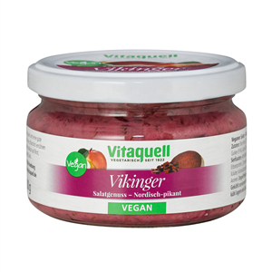 Salata Viking cu proteina din soia, sfecla rosie si mere 180g Vitaquell                             -107665                                  