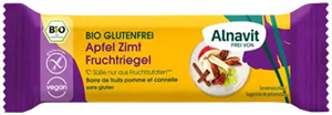 Baton cu mere si scortisoara fara gluten, bio, 40g Alnavit                                          -                                  104980