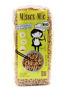 Noodles din grau integral bio 250g Misses Mie                                                       -                                  104559