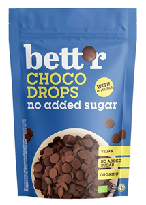 Choco drops cu erythritol bio 200g Bettr-                                  105379