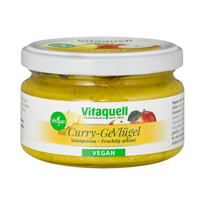 Salata Curry cu proteina din soia, mere si ananas 180g Vitaquell                                    -107668                                  