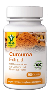 Turmeric (curcuma) FORTE bio 500mg, 90cps RAAB                                                      -                                  101745