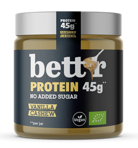 Crema proteica de caju si vanilie bio 250g Bettr                                                    -                                  107753