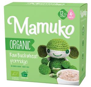 Porridge din hrisca raw bio, 4+ luni, 200g Mamuko                                                   -                                  105548