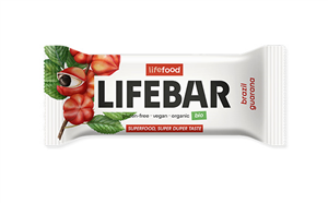 Lifebar baton cu nuci braziliene si guarana, bio, 40g                                               -                                  106477