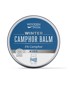 Balsam de iarna cu camfor 5% pentru copii, bio, 60ml, Wooden Spoon                                  -                                  106086