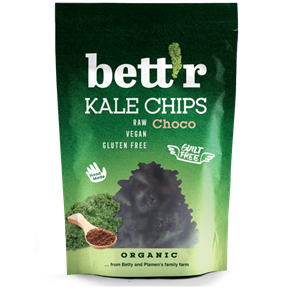 Chips din kale cu ciocolata raw eco 30g Bettr                                                       -                                  103299