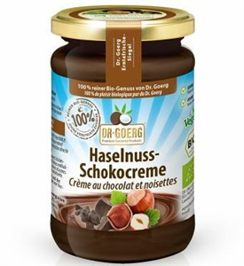Crema de alune de padure cu ciocolata bio, 200g Dr. Goerg                                           -                                  105525