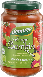 Sos de rosii pentru copii Sugo Bambini bio 350g Dennree                                             -                                  104532