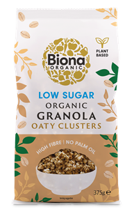 Granola cu ovaz si continut scazut de zahar bio 375g Biona-                                  106731