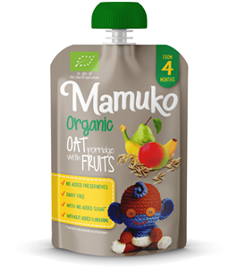 Porridge de ovaz cu fructe bio 100g Mamuko                                                          -                                  105816