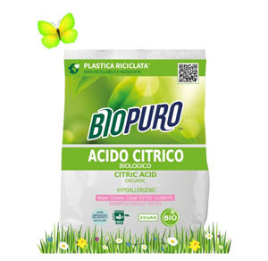 Acid citric pentru rufe hipoalergen ecologic 450g Biopuro                                           -                                  107864