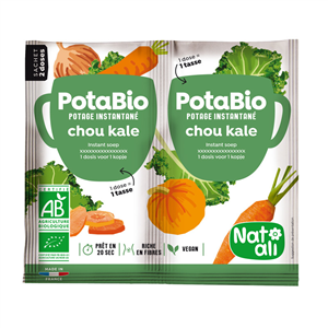 Supa instant cu varza kale si legume, bio, 2x 8.5g, Nat-ali                                         -                                  106669