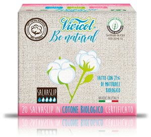 Protej slip ultra subtire din bumbac bio, hipoalergenic (20 buc) - VIVICOT Be Natural               -                    103861              