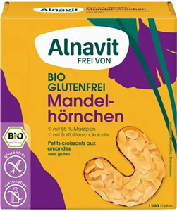 Cornulete cu migdale fara gluten, bio, 150g Alnavit                                                 -                                  104811