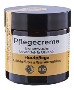 Crema hidratanta cu ceara de albine, lavanda si ulei de masline ecologica 50g Aries                 -                                  108519