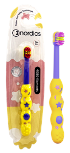 Periuta de dinti pentru copii super moale 0-2 ani - galbena Nordics-                                  105470