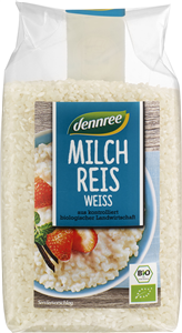 Orez alb pentru orez cu lapte bio 500g Dennree                                                      -                                  104519