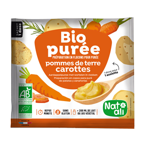 Piure instant de cartofi si morcovi, bio, 30g, Nat-ali                                              -                                  106675