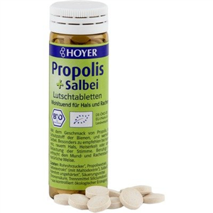 Dropsuri cu propolis si salvie eco 60 buc HOYER                                                     -                                  103268