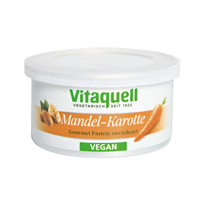Crema tartinabila cu morcovi si migdale bio 125g Vitaquell                                          -107646                                  