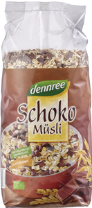 Musli cu ciocolata bio 750g, Dennree                                                                -                                  104509