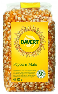 Porumb pentru popcorn bio 500G DAVERT                                                               -                                  101421