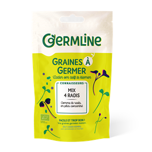 Mix 4 tipuri de ridichi pentru germinat bio 100g Germline-                                     500