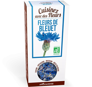 Flori de albastrele uz culinar bio, 15g, Aromandise                                                 -                                  106591