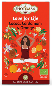 Ceai Shotimaa Balance Your Day - Love for Life - cacao, cardamom si portocala bio 16dz              -                                  104944