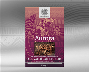 AURORA crunchy cu seminte activate raw bio 250g                                                     -                                  104906