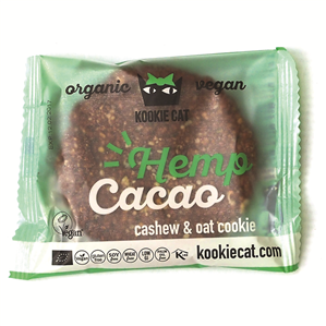 Cookie cu seminte de canepa si cacao fara gluten eco 50g-                                    1319