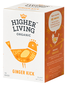 Ceai GINGER KICK eco, 15 plicuri, Higher Living                                                     -                                  102683