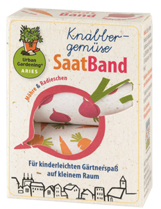 Banda cu seminte pentru semanat - morcovi si ridichi bio 2 bucati x 6m Aries                        -                                  108482
